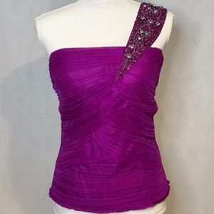 Marineblu Party off the shoulder top